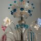 Lustre vénitien en verre de Murano multicolore, vers 1880