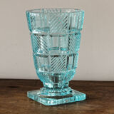 Vase en verre, art déco