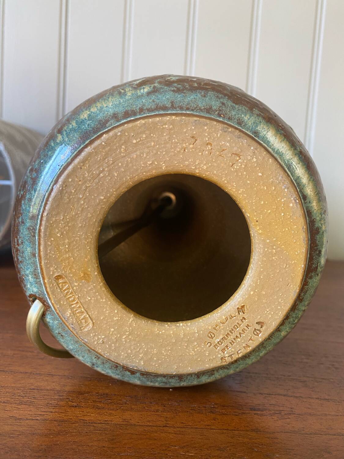 Set of 2 Danish ceramic bedside tables