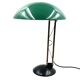 Mid-century green and brass table lamp, Italy 1960s