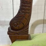 Paire de fauteuils style Empire en acajou, travail des années 50