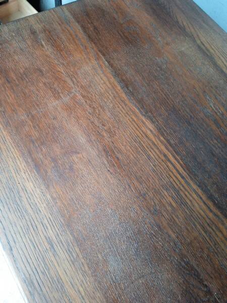 120 cm solid oak bistro table