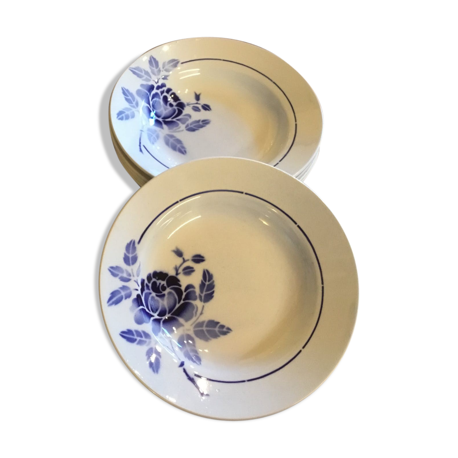 6 "Rosine" hollow plates