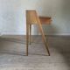 Bureau écritoire chêne pied portique