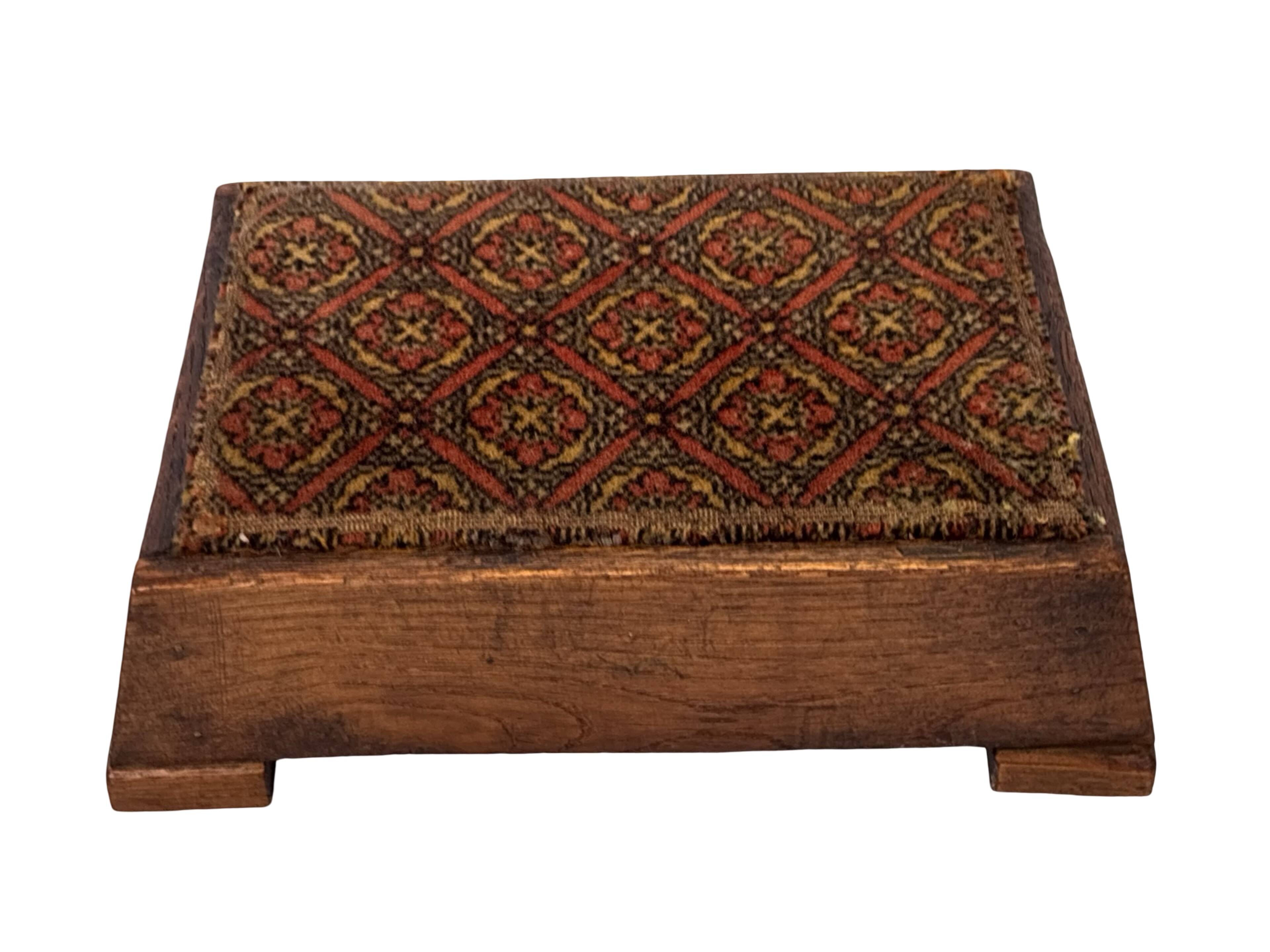 Pouf Art Déco repose-pieds design minimaliste des années 30