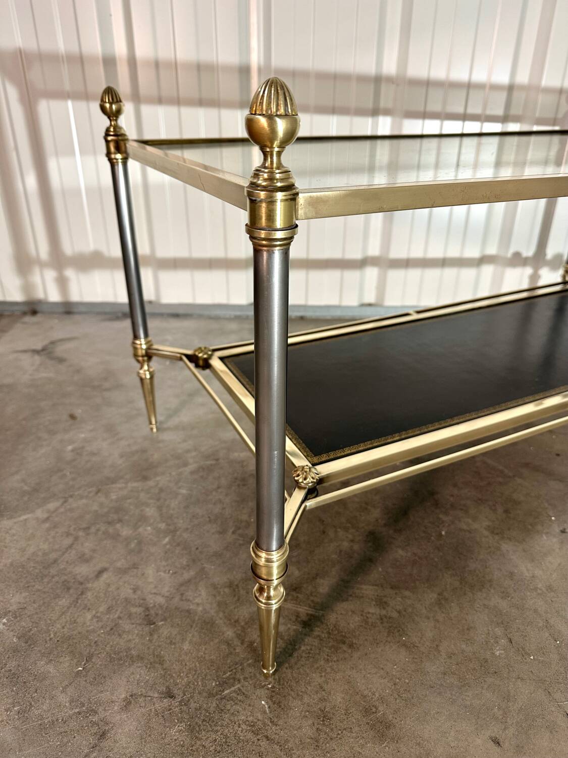 1970s bronze coffee table