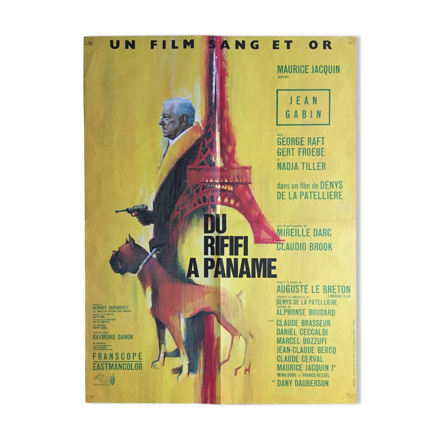 Original French poster "the rififi a paname" (1966)