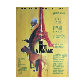 Original French poster "the rififi a paname" (1966)