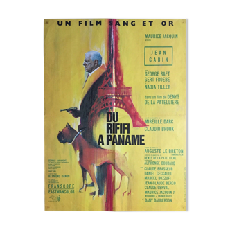 Affiche originale française "Du rififi a paname"(1966)