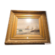 Oil on canvas, late 19th century, seascape by André Maglione