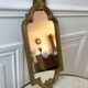 Miroir en bois doré années 40-50