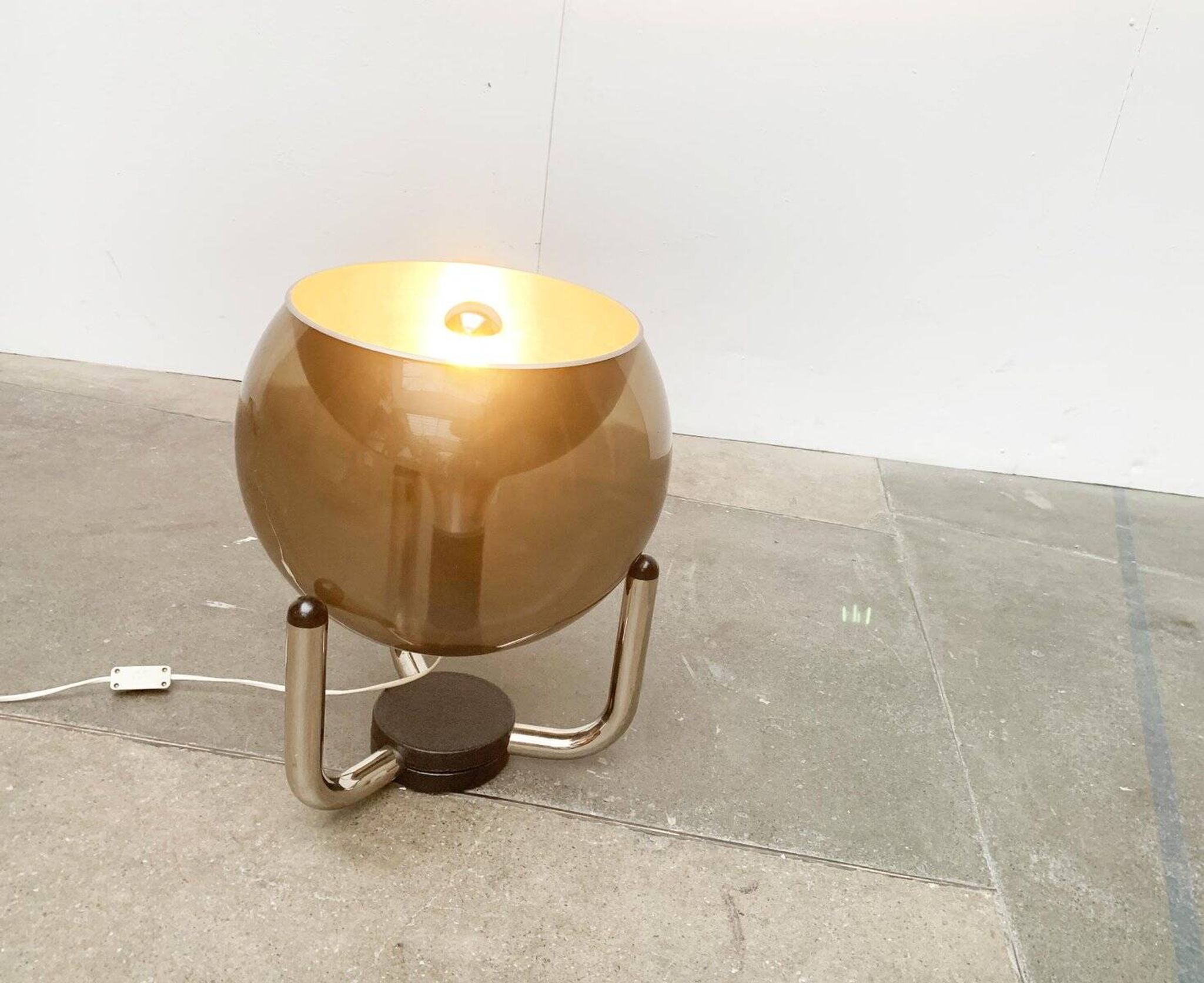 Swiss Space Age floor lamp by Temde