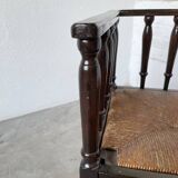 Straw chair by the fireside 1900