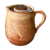 Sandstone pitcher with ice compartment