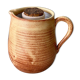 Sandstone pitcher with ice compartment