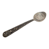 Silver salt spoon, Mexico, 1950s