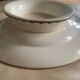 Mounted ironstone plate stamped Wedgwood
