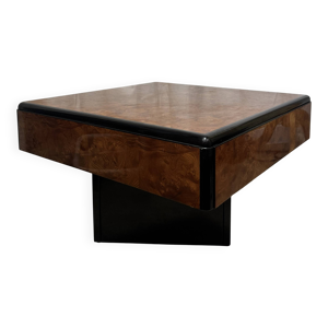 Table basse en loupe