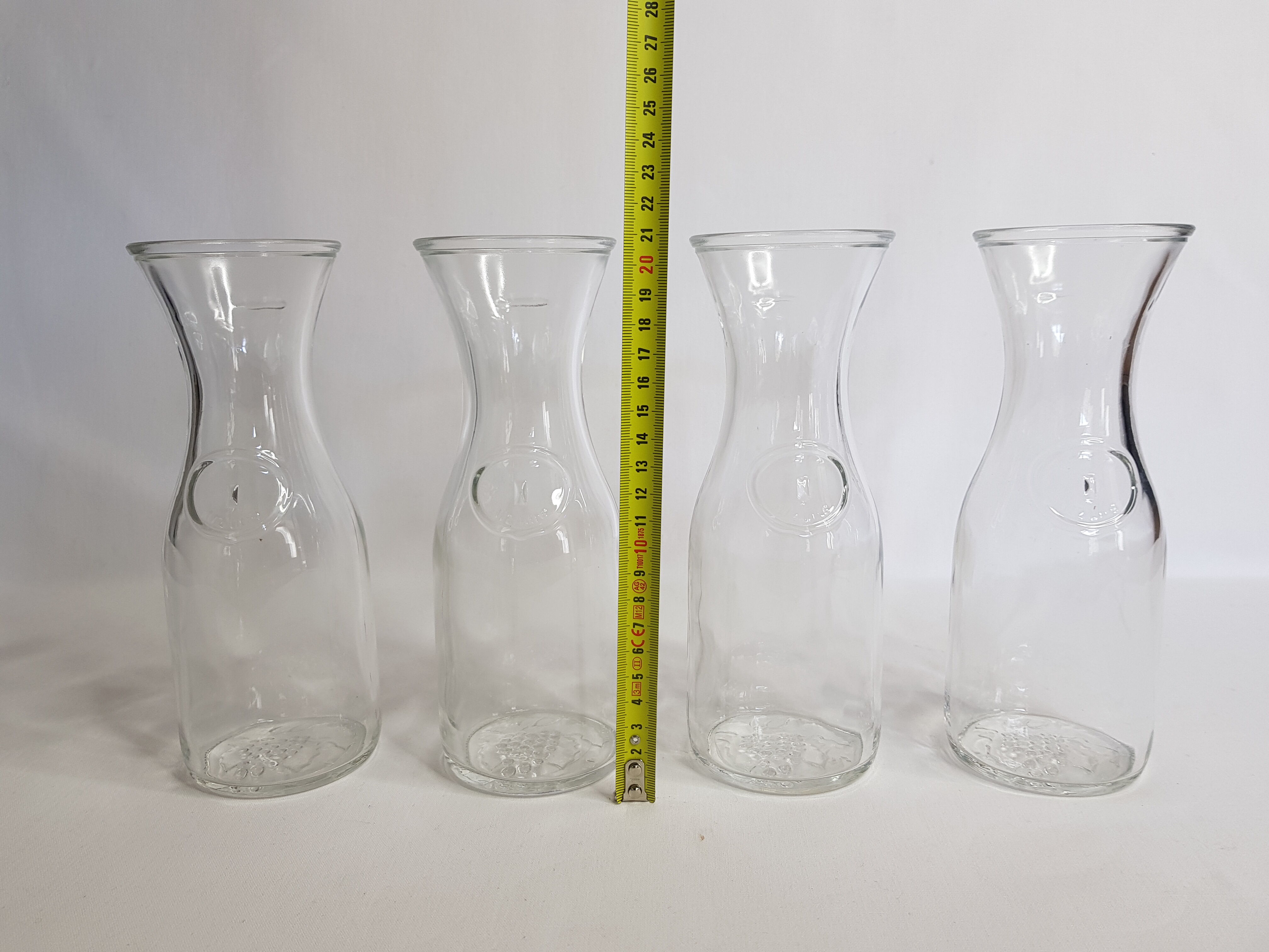 4 pichets à vin ou a eau "bistrot", 0,5 litres