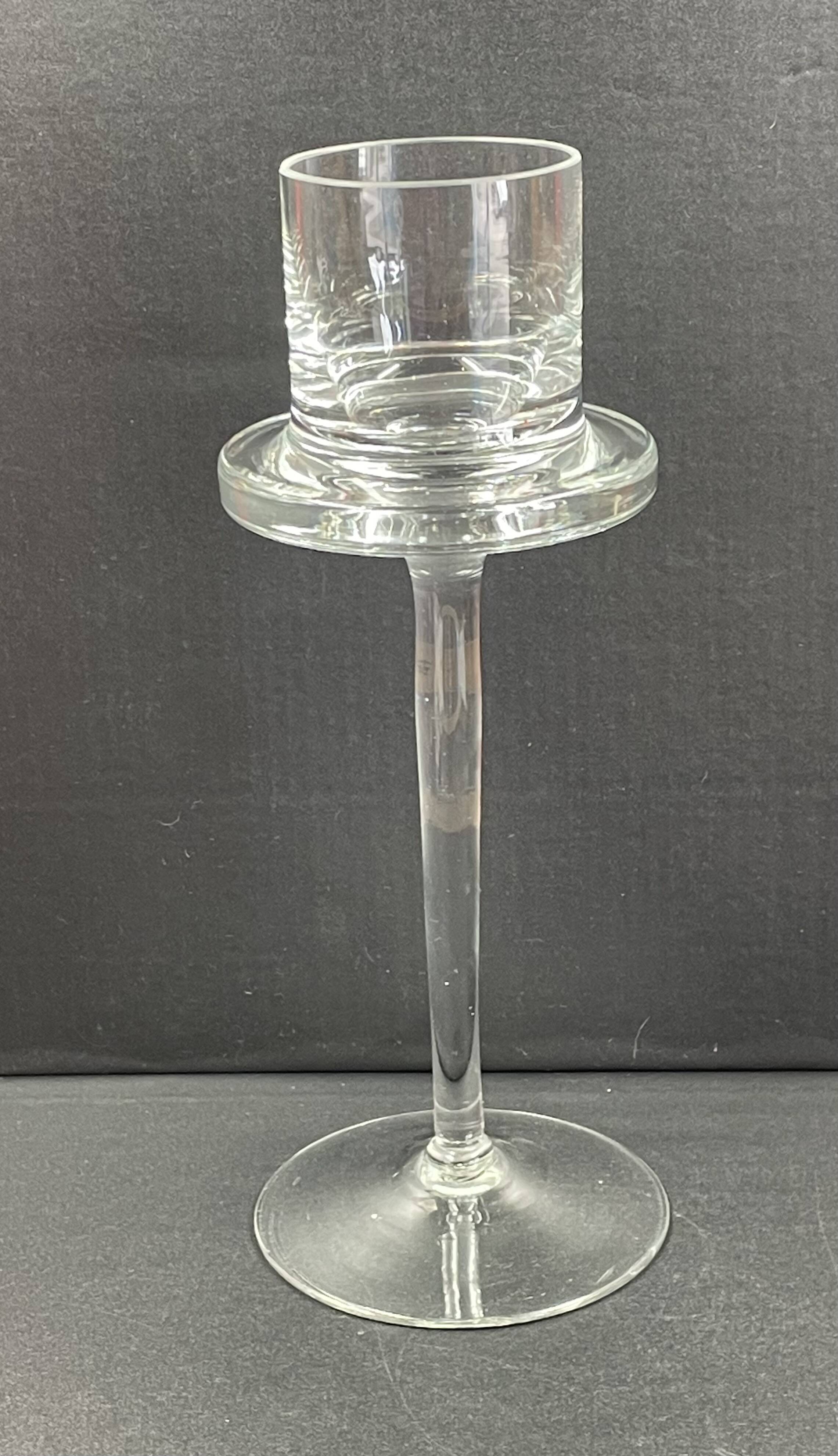 Contemporary glass photophore