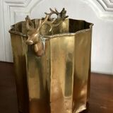 Brass paper basket