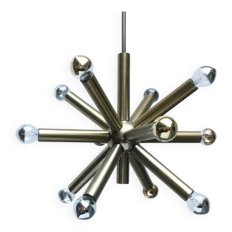 Atomic Sputnik Chandelier of the German Space Age