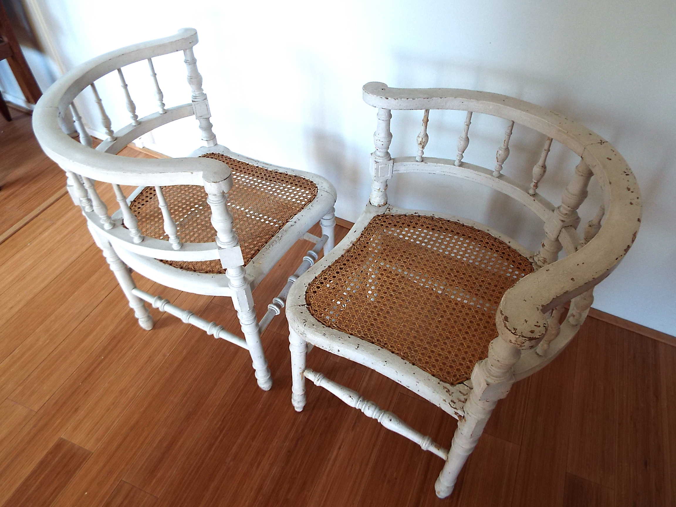 2 corner chairs