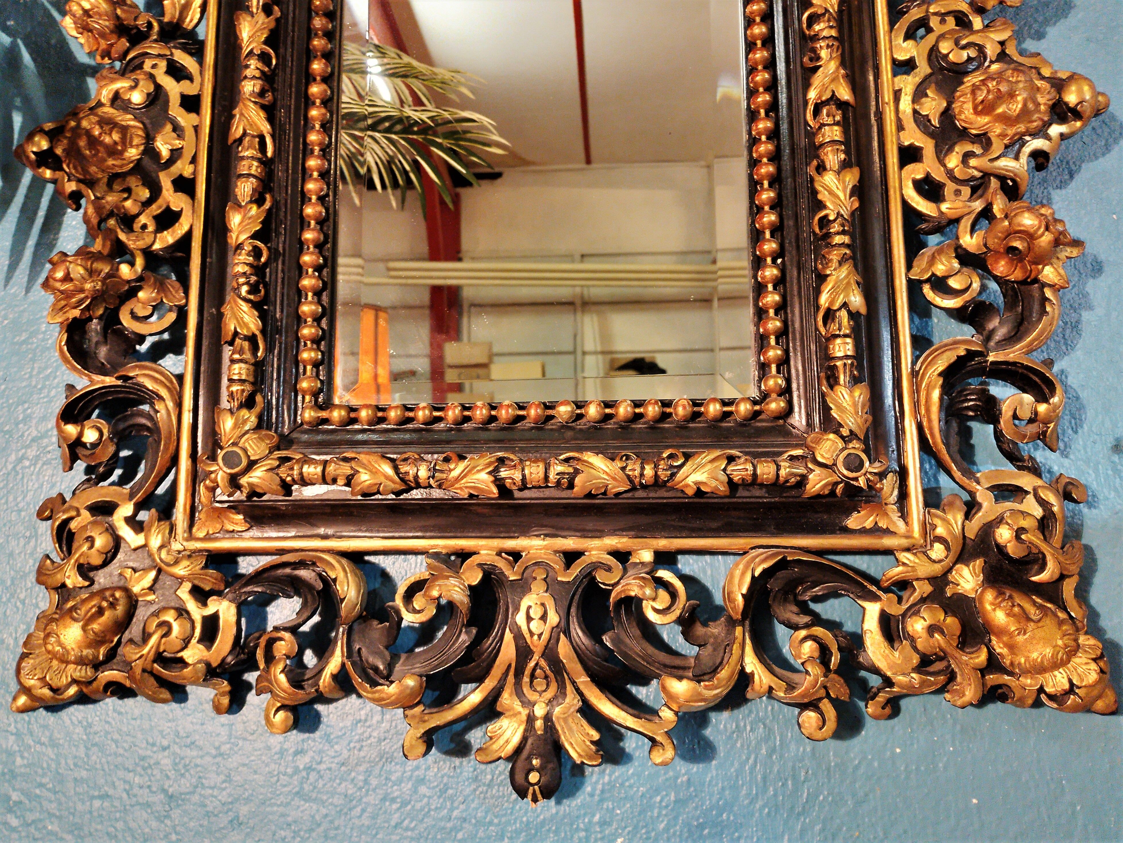 Baroque mirror Italy XIXth century