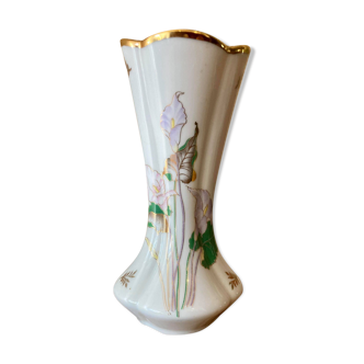 Limoges porcelain vase