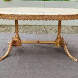 Coffee Table with Ovalized Marble – 1960