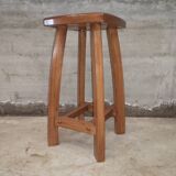 Vintage wooden bar stool