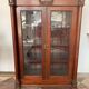 Antique mahogany showcase, early 20th century