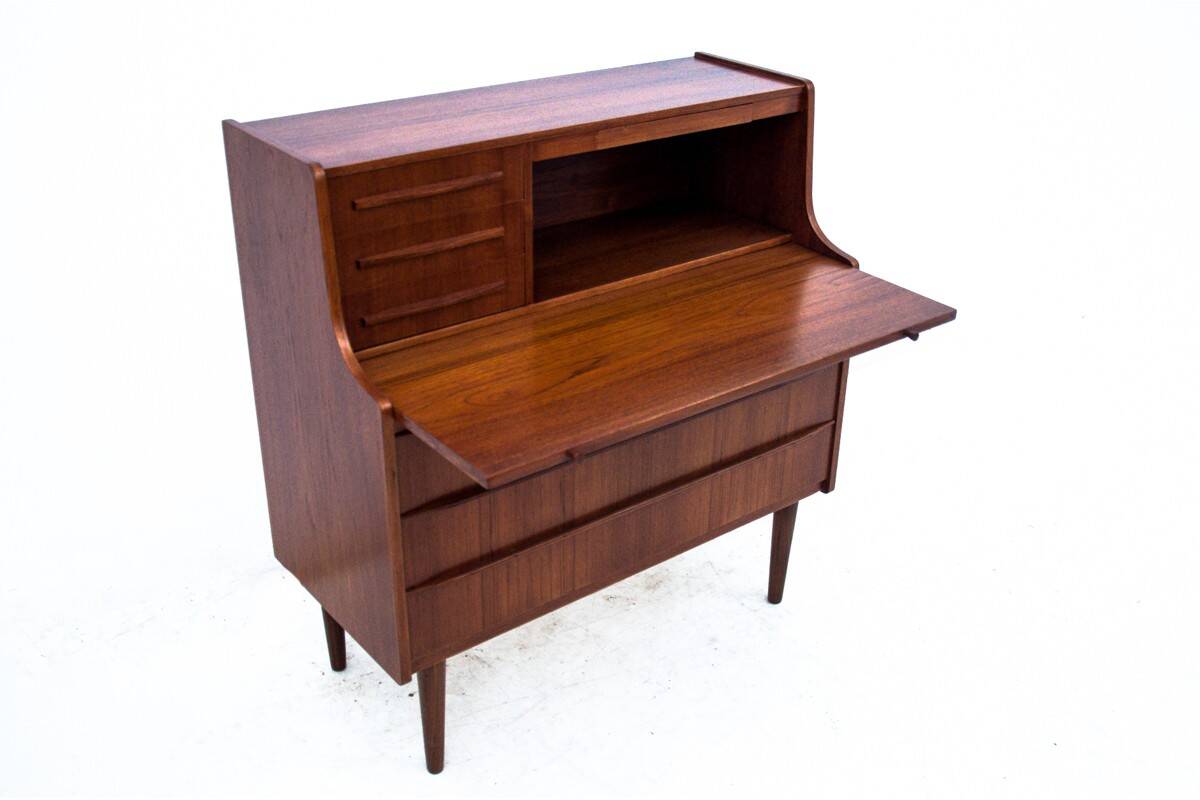 Teak writing desk, Danish design, 1960s.