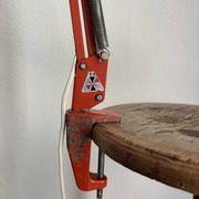 Vintage 1970s carrot Twist T1 architect lamp - 65 cm