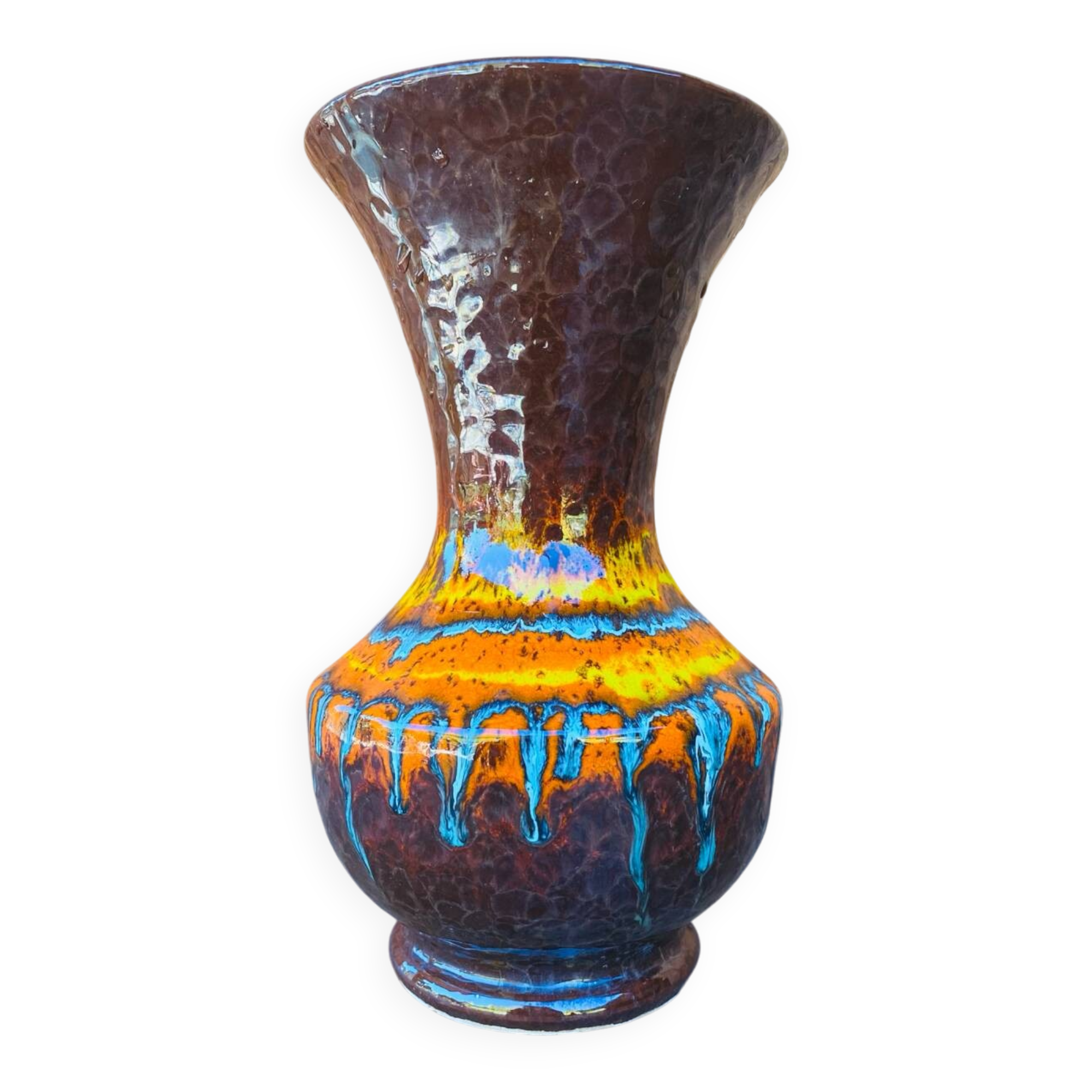 Fat Lava Vase Vallauris