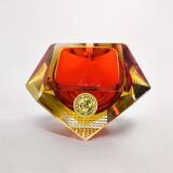 Cendrier en verre de Murano de Flavio Poli, années 60