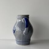 West Germany blue carafe H19.5