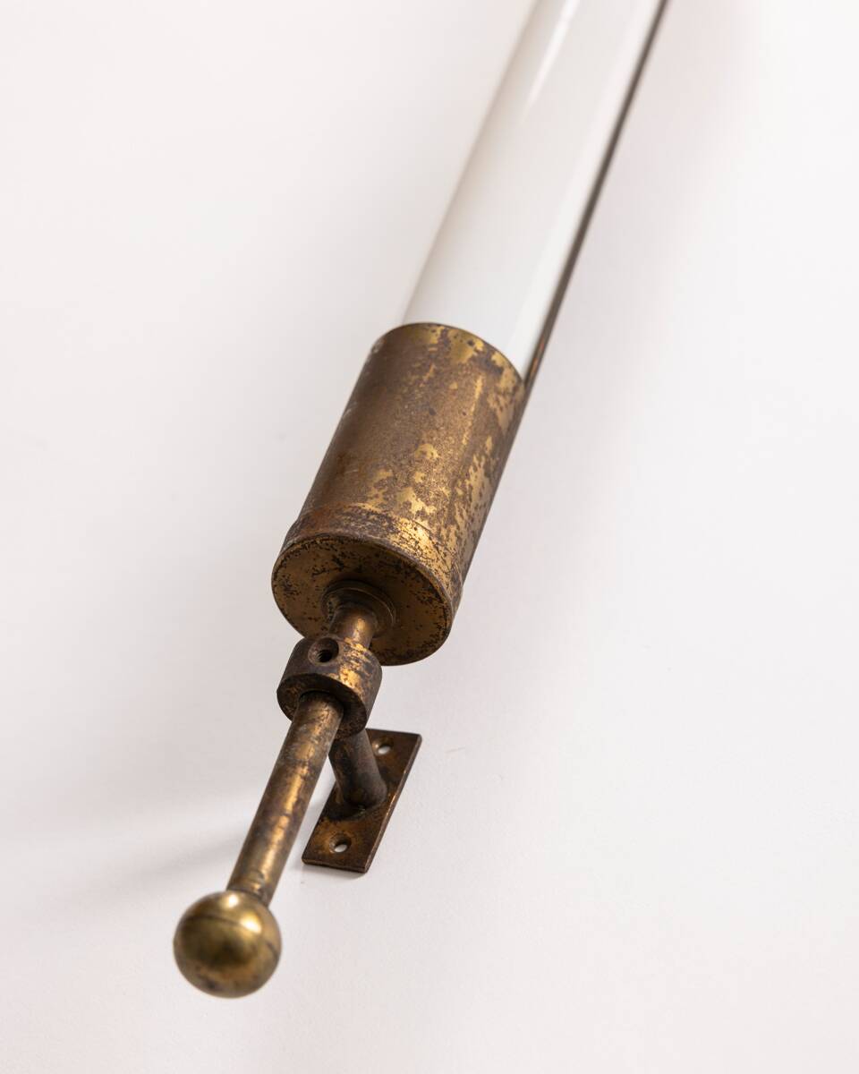 Applique vintage années 40 en laiton réglable design italien