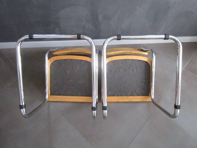 set of two B32 chairs by Marcel Breuer