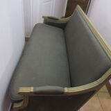 3-seater wooden sofa