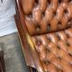 Many Vintage English Chesterfield Ottomans