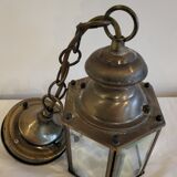 Hexagonal suspension in copper and glass