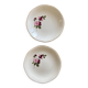 Set of 2 vintage round dishes - Chinon de Gien model
