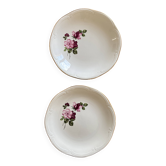 Lot de 2 plats ronds vintage - modèle Chinon de Gien