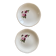 Set of 2 vintage round dishes - Chinon de Gien model