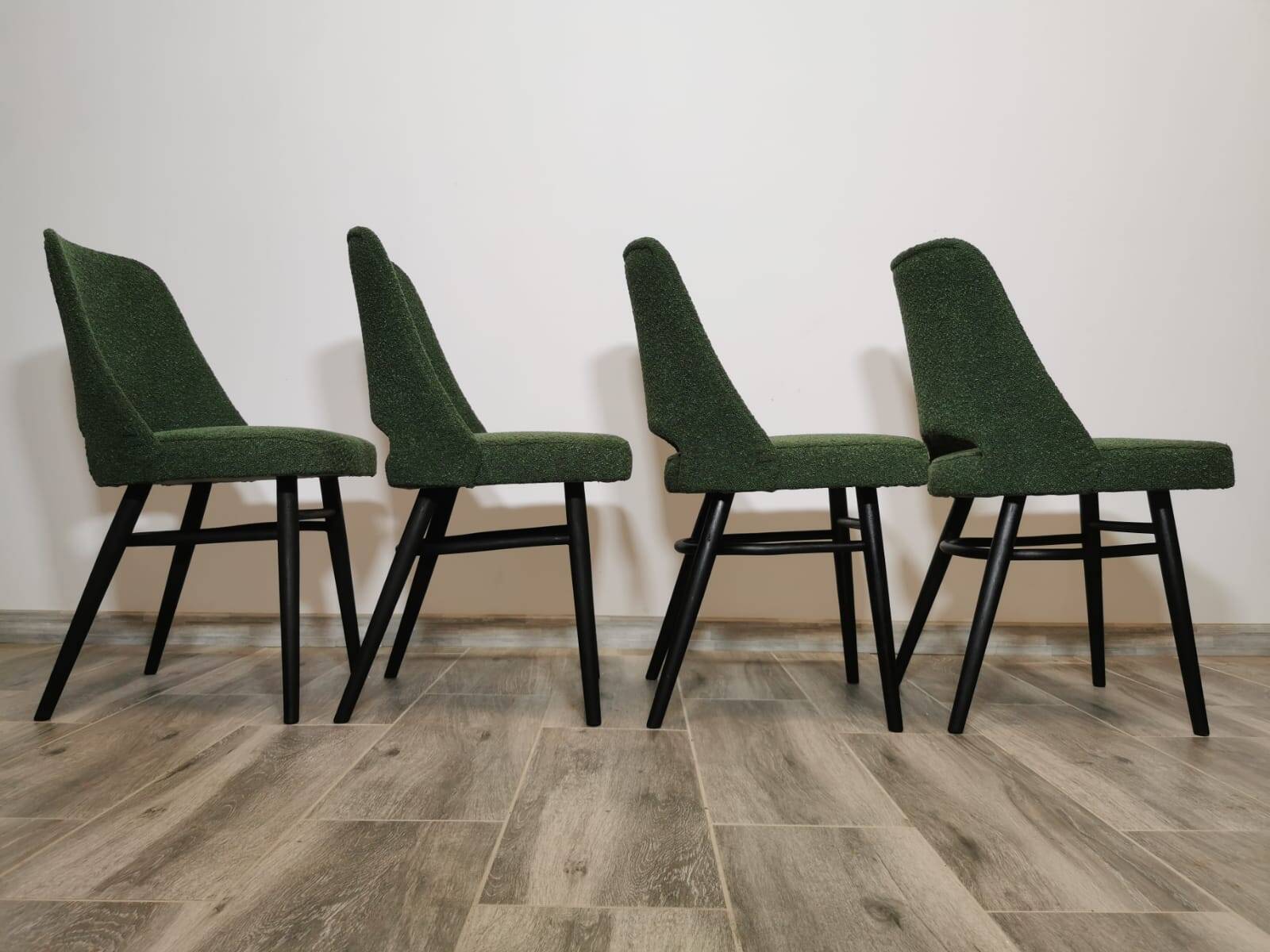 Dining Chairs by Radomir Hoffman for Ton, 1950s, Set of 4