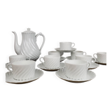 Limoges porcelain tea service, Haviland house, Cote Torse model