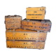 Lot de 5 caisses de transport