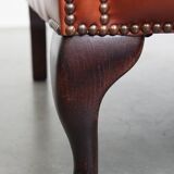 English Chesterfield Wingback English Chesterfield Whair in Cowhide Leather