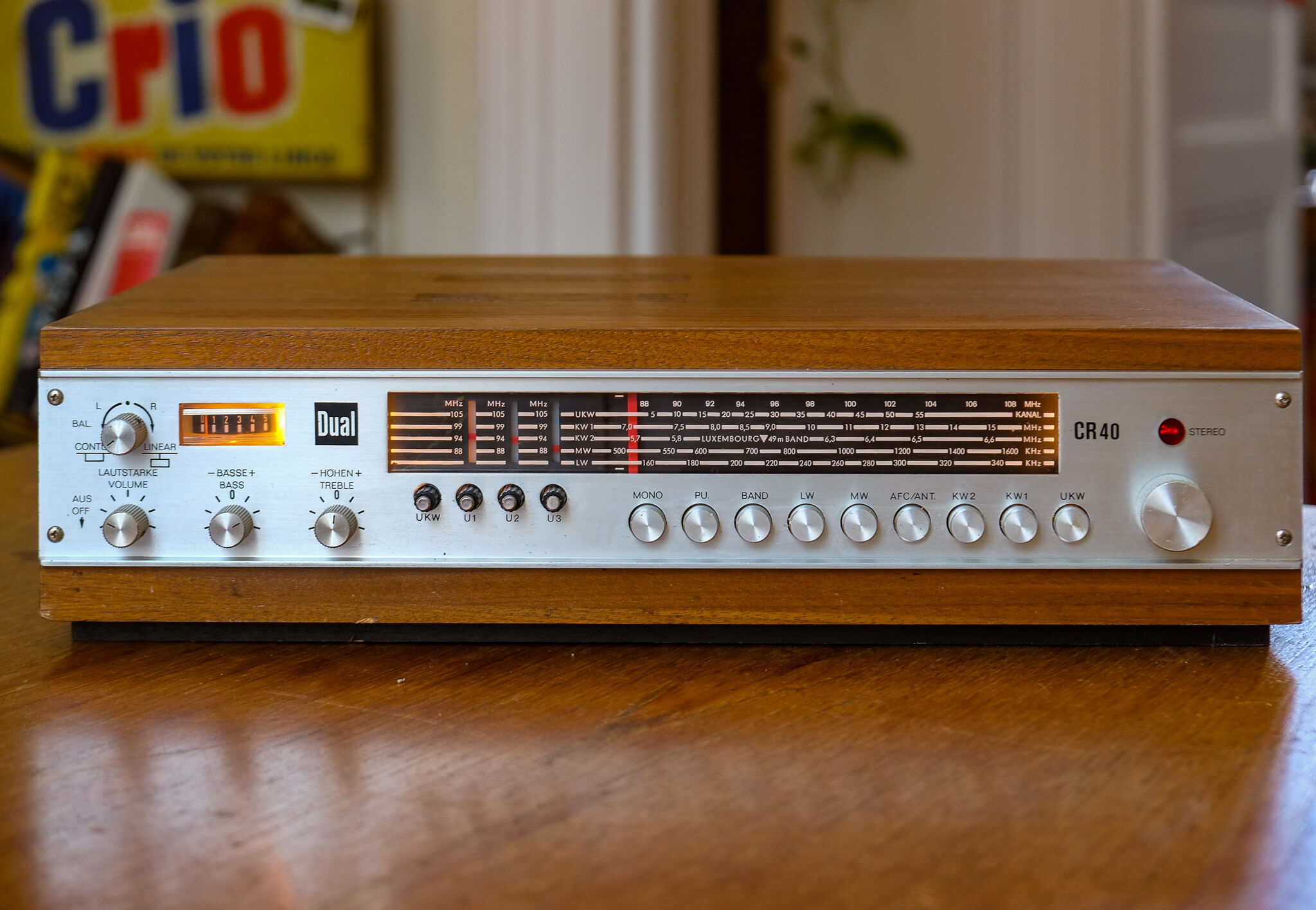 Ampli tuner Dual CR40 - 1969